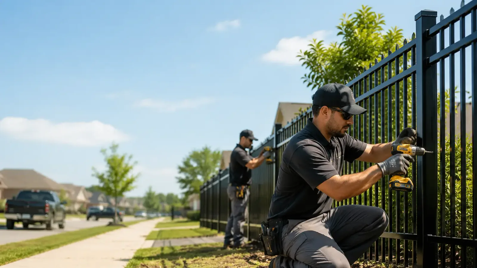 Metal Fence Installation in Brookland, AR